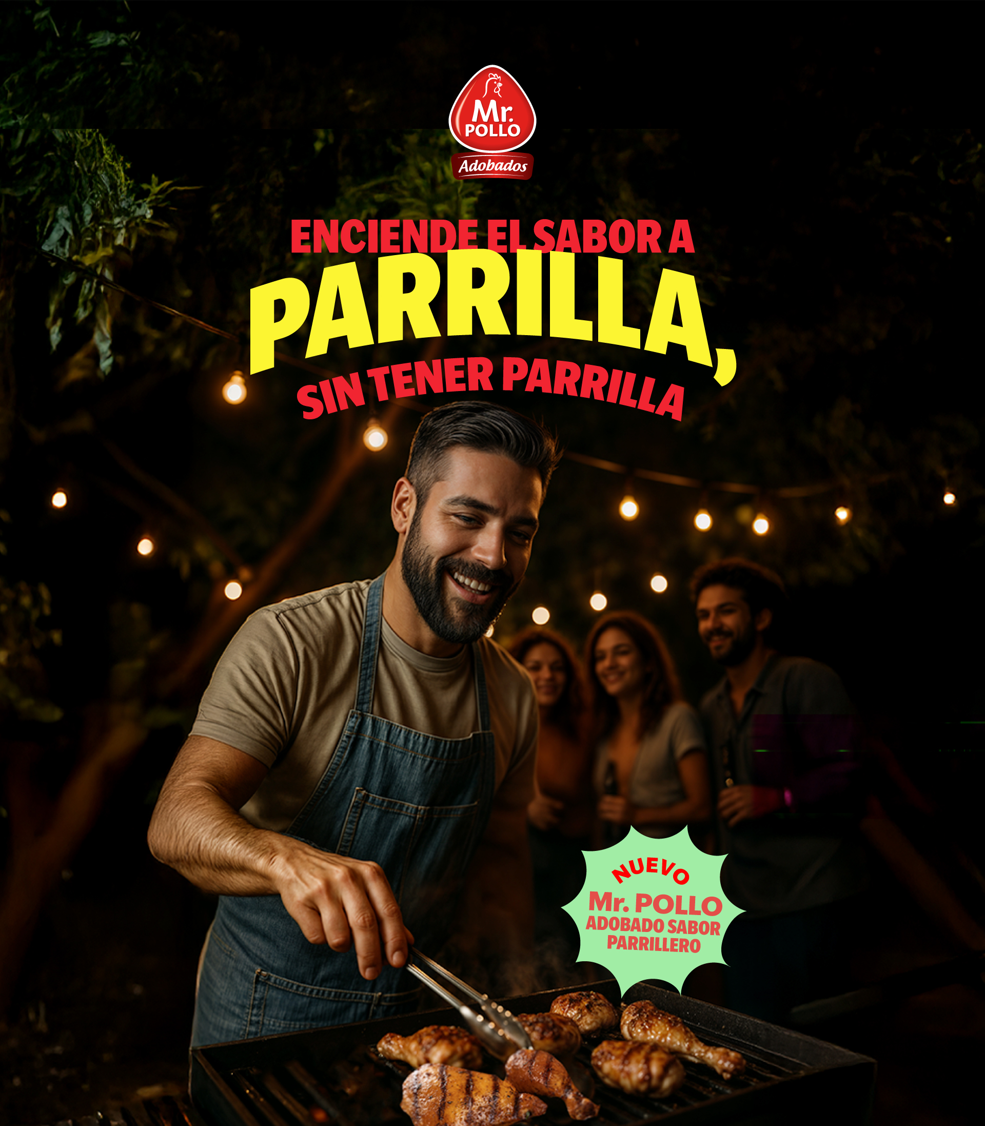Mr. Pollo - Enciende el sabor a parrilla