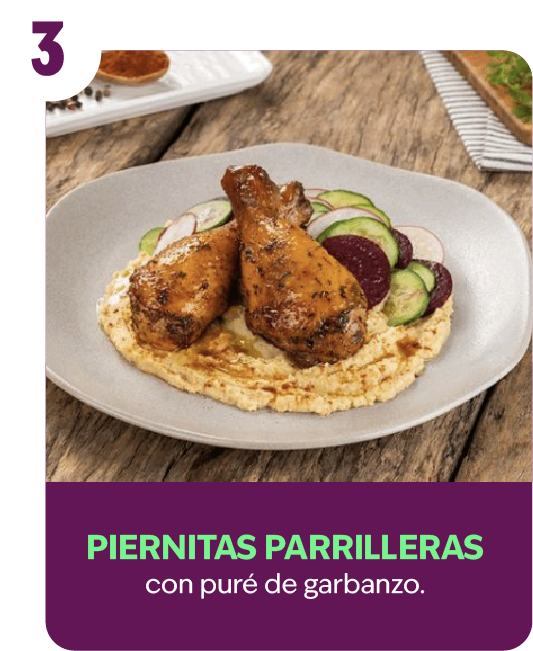 Receta 3 - Piernas parrilleras