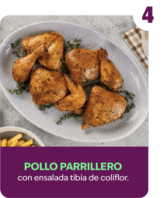 Receta 4 - Piernas parrilleras